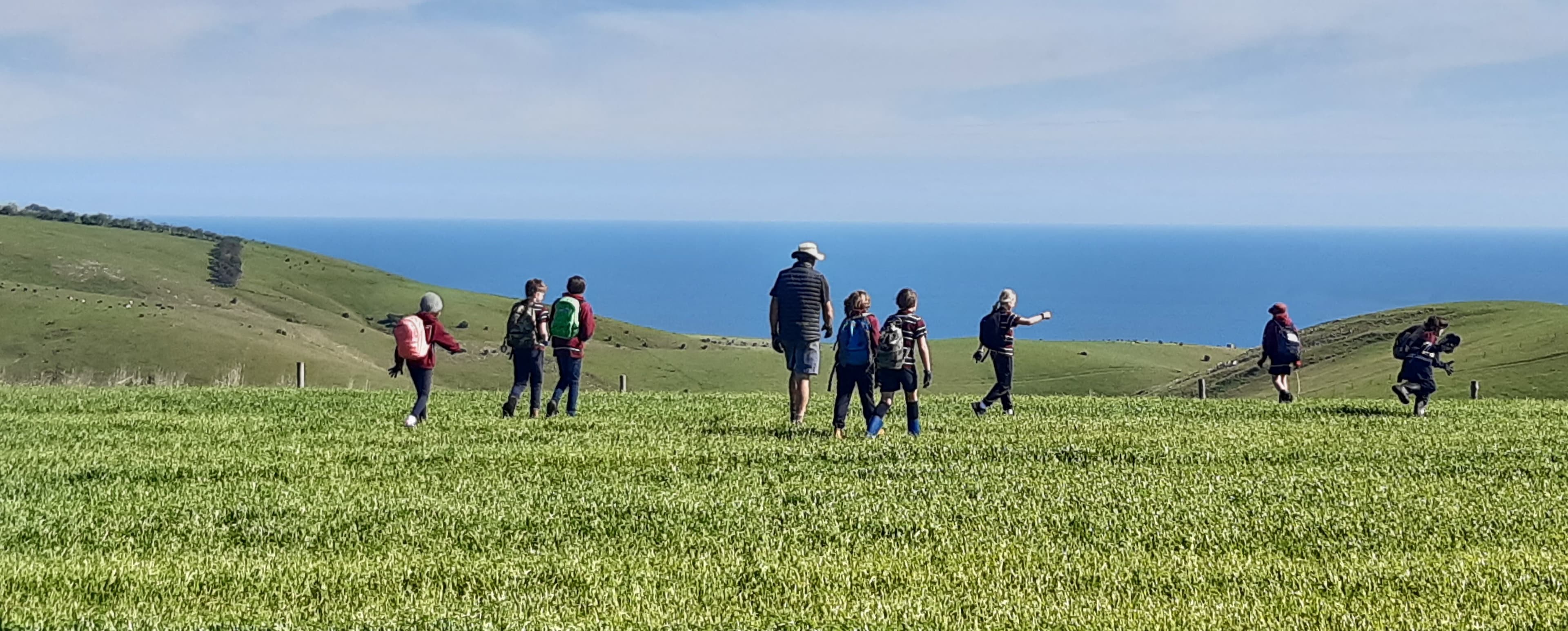 Students working at Forktree